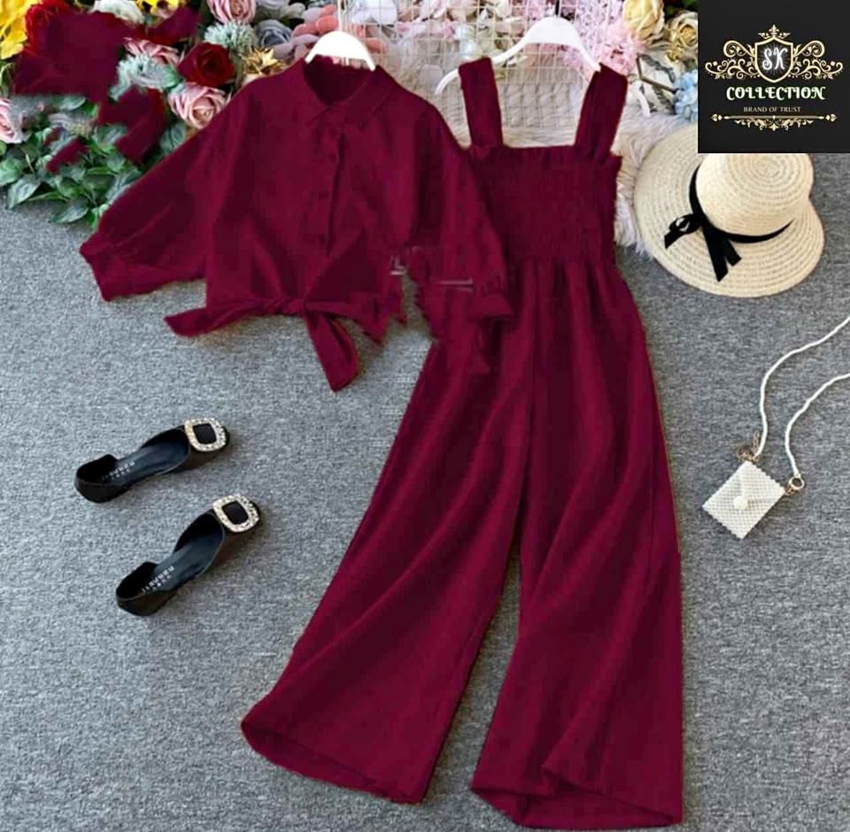 Jumpsuit and Koti/Shirt for Girls / Ladies / Women (Article Year 2025) - Chohan Shopping Center