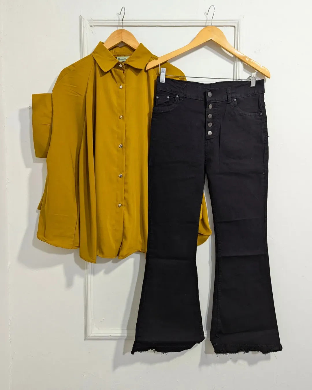 Western Butterfly π¦ Style Top With Imported Denim Jeans β¨ - Chohan Shopping Centre
