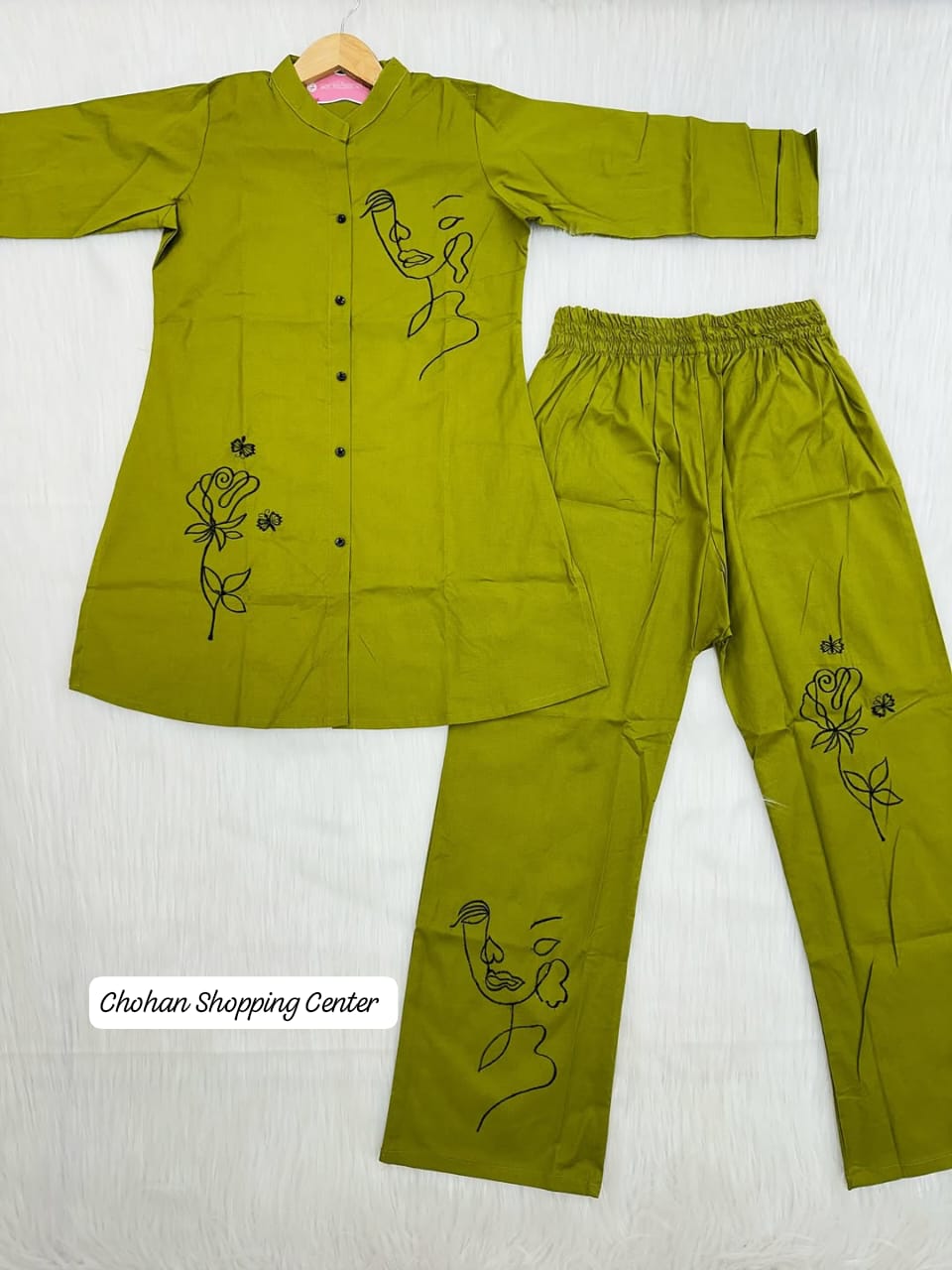 "Trendy Two-Piece Suit for Women – Stylish Shirt & Trouser Set" - Chohan Shopping Center