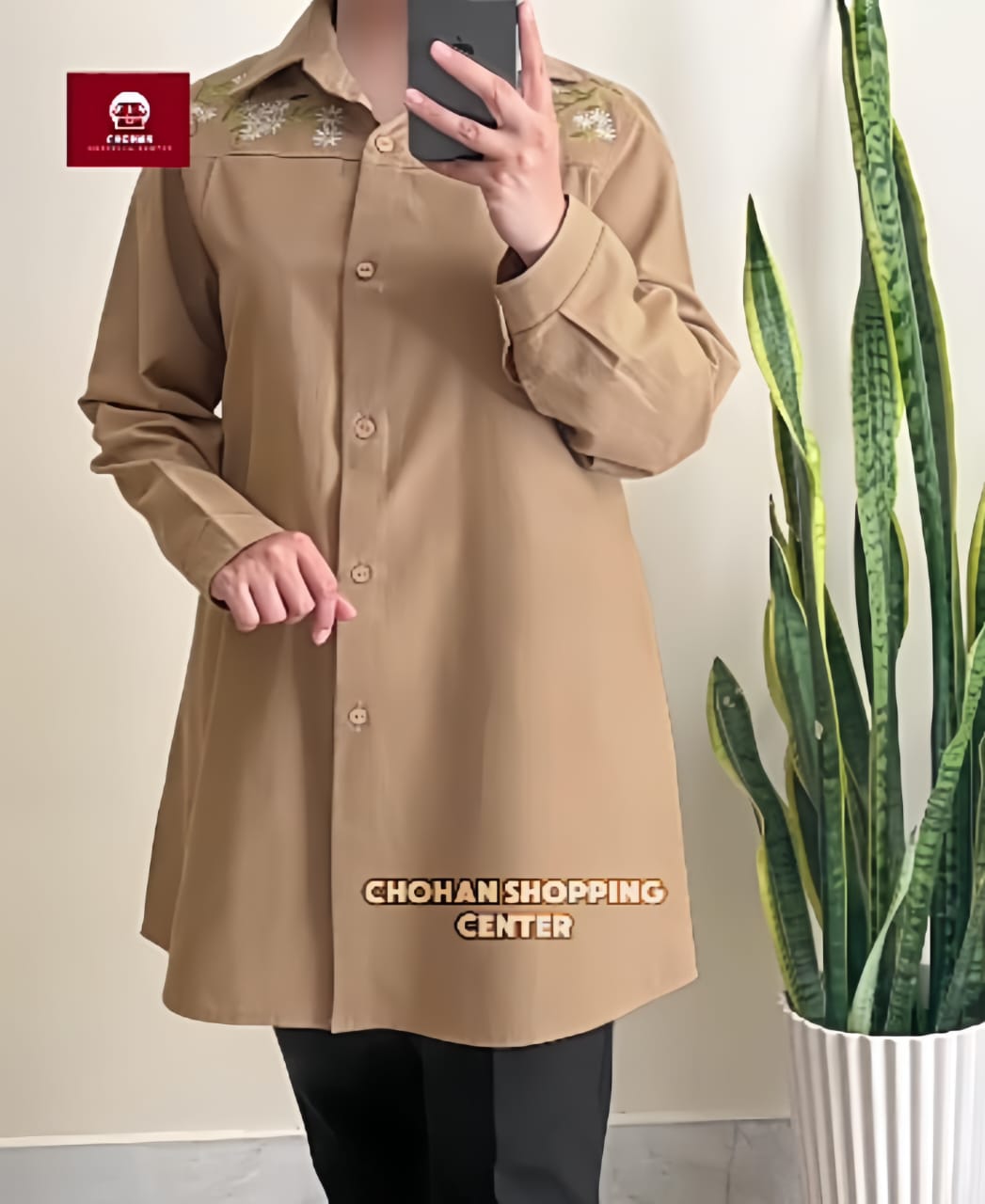 Women’s Long Shirt | Casual Button Down Tunic Top – Stylish Kurti for Girls