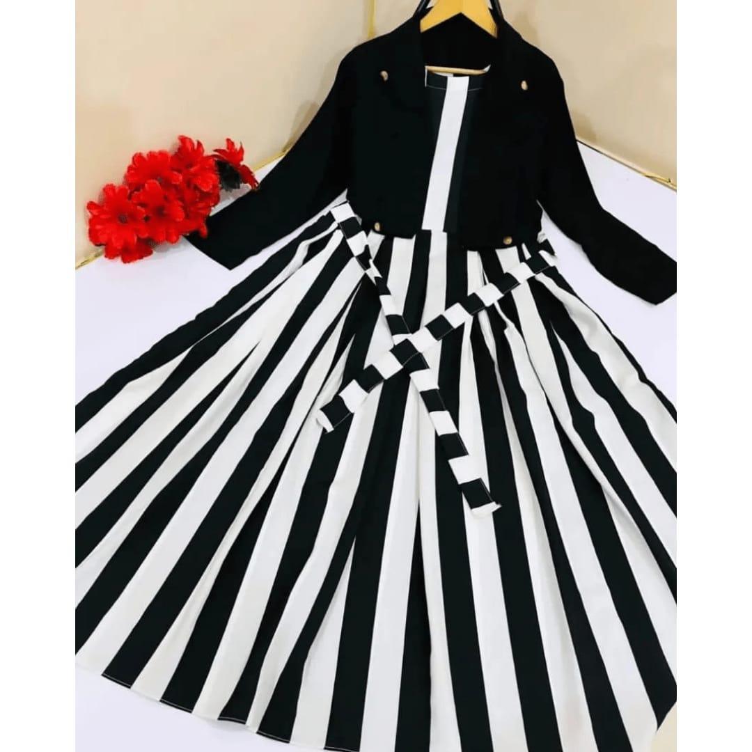 Minelight Linen Zebra Print Maxi Dress with Jacket, Women's - Chohan Shopping Center