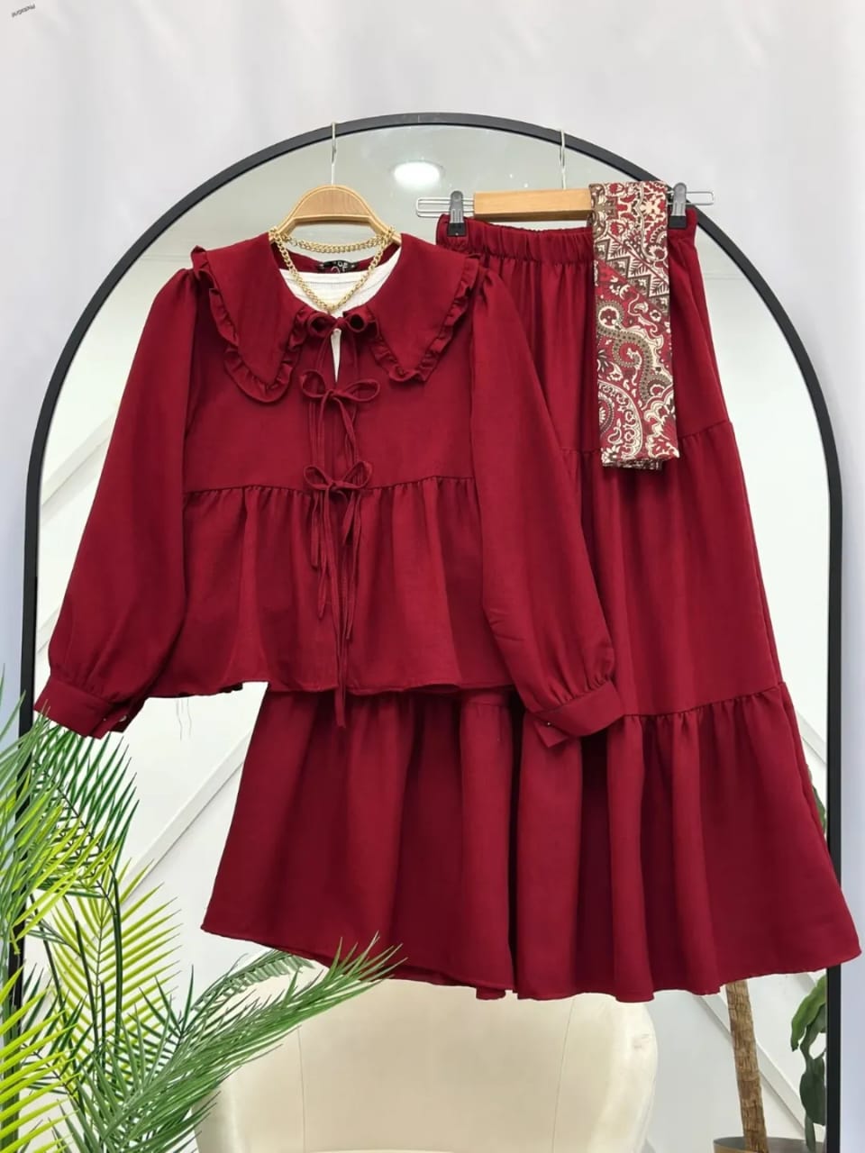 Girls Two-Piece Dress Set | Stylish Top and Skirt Outfit | Casual & Party Wear