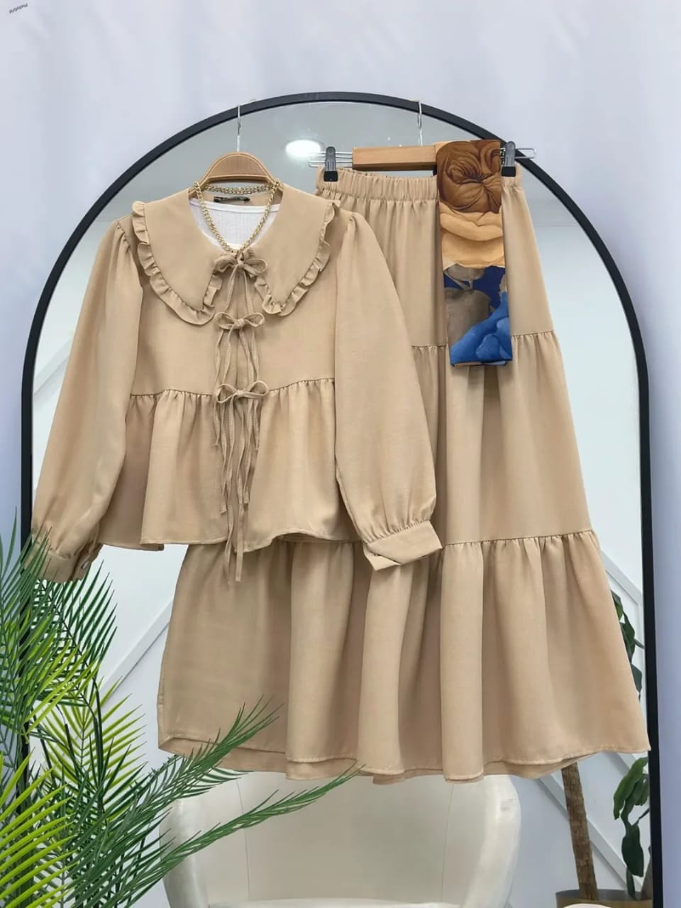 Girls Two-Piece Dress Set | Stylish Top and Skirt Outfit | Casual & Party Wear