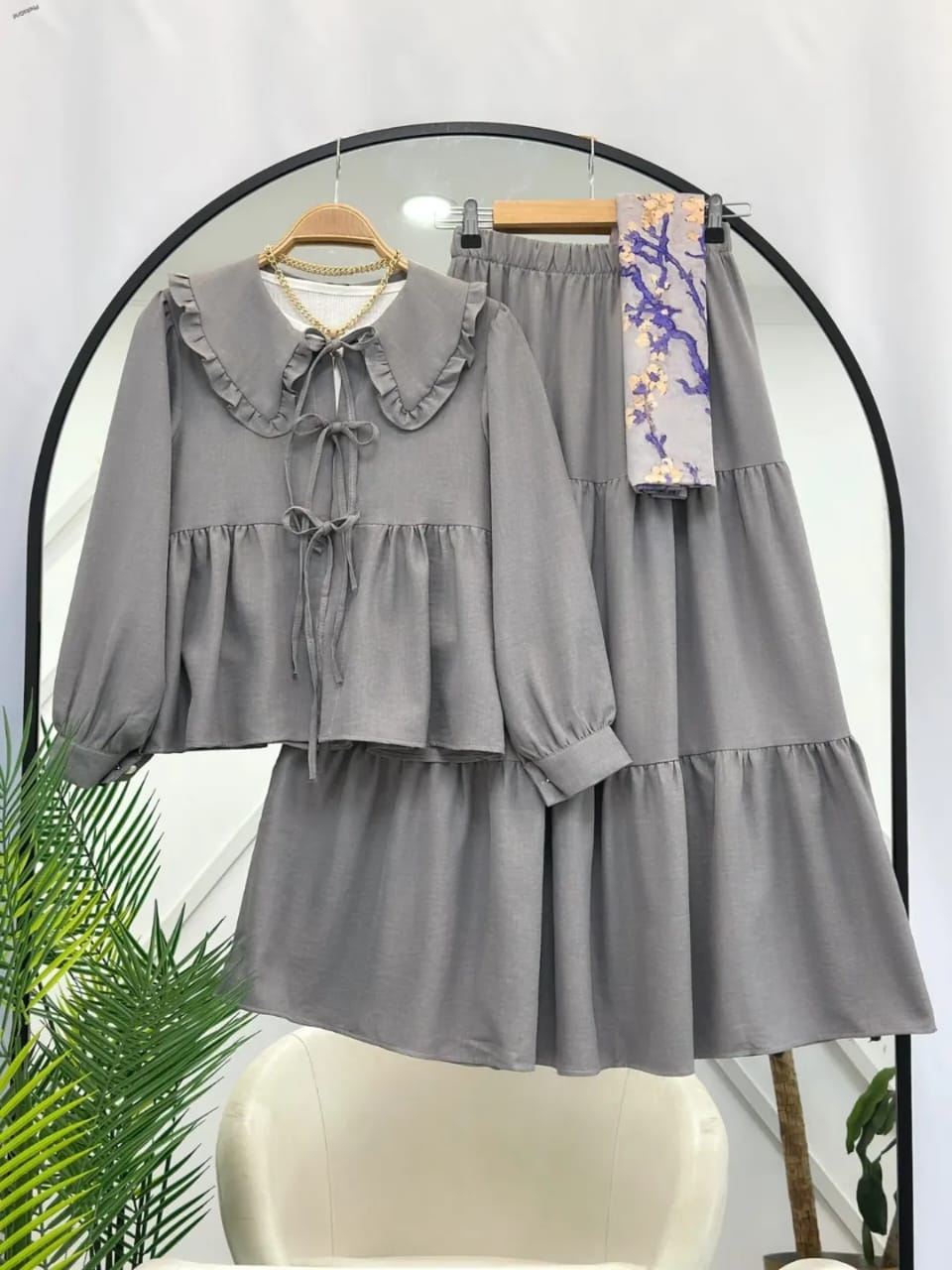 Girls Two-Piece Dress Set | Stylish Top and Skirt Outfit | Casual & Party Wear