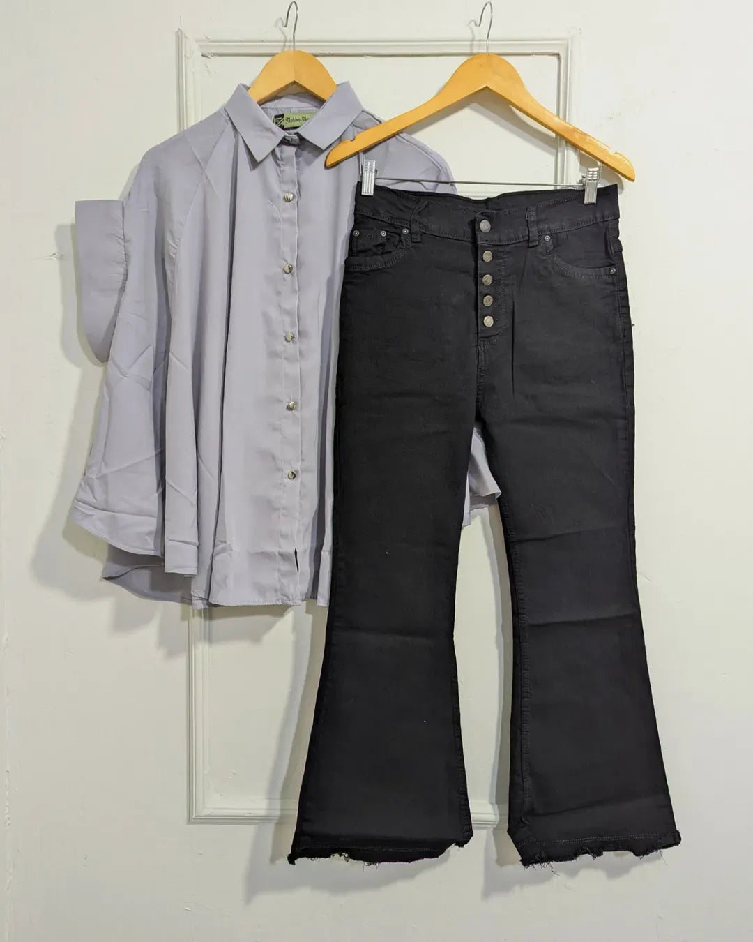 Western Butterfly 🦋 Style Top With Imported Denim Jeans ✨ - Chohan Shopping Centre