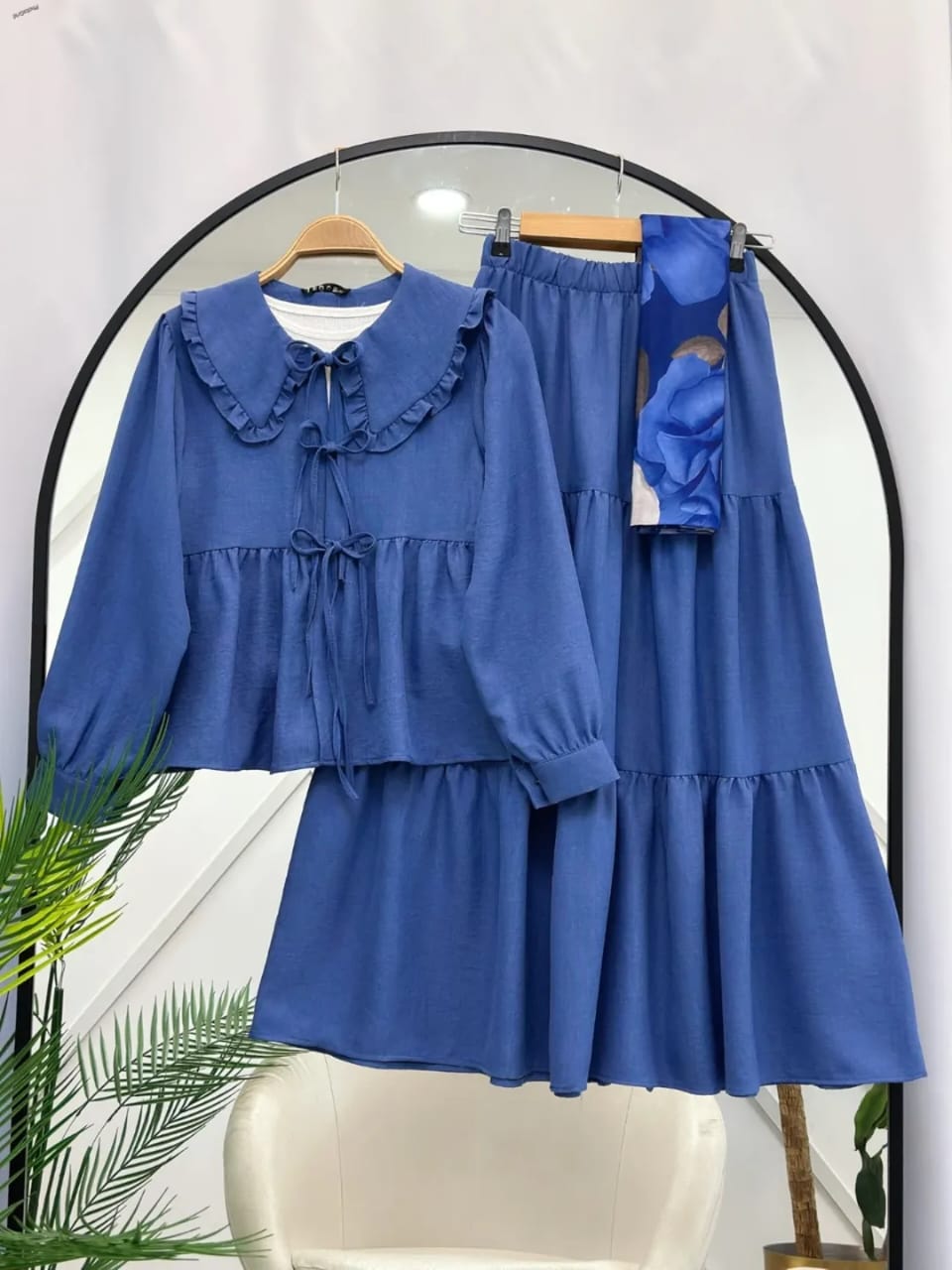 Girls Two-Piece Dress Set | Stylish Top and Skirt Outfit | Casual & Party Wear